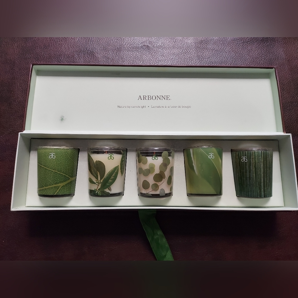 Arbonne Nature-Inspired Candle Collection 1.7 Oz NEW IN BOX
